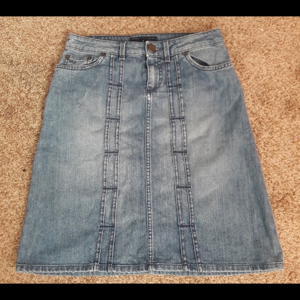 Marc Jacobs Blue Jean Skirt